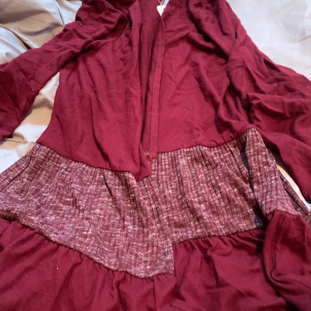 Maroon cardigan brand new with tags